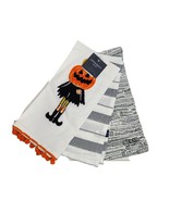 Cynthia Rowley Pumpkin Witch Cotton Kitchen Towels - Set of 3 - £15.49 GBP