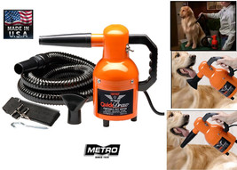 Metro Pro Air Force Quick Draw 1.3hp Pet Dryer Dog Grooming*Portable*Powerful - £135.88 GBP