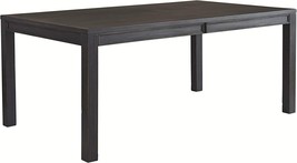 Modern Distressed Rectangular Dining Table, Seats Up To 6, Black, Signature - $656.95