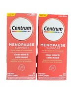 X2 Centrum Menopause Support + Clear Mind &amp; Calm Mood Supplement 30 Tabl... - $41.10 CAD