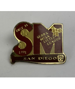 Vintage Sierra Mesa San Diego Little League Baseball Hat Lapel Pin 1991 ... - $18.94 CAD