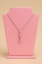 Stamped 925 Sterling Silver Pendant Necklace - Cable Chain - $39.11