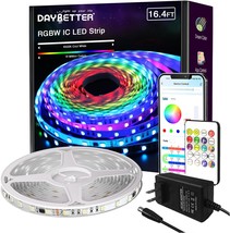 Daybetter Rgbw Ic Led Strip Lights, Smart Rgb+6500K White 4 Color In 1 Led, 24V - $39.99