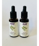Neem Oil 100% Pure &amp; Natural 1 oz/30mL. 2-Pack NOW Foods Solutions Exp 0... - £11.81 GBP