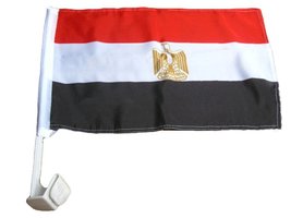 AES (2 Pack) Egypt Country Car Window Vehicle 12x18 12&quot;x18&quot; Flag Fade Resistant  - £7.89 GBP