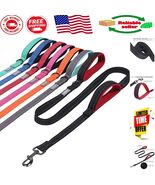 5 Ft. Black Dog Leash with Dual Padded Handles &amp; Reflective Safety Features - $455.80 MXN