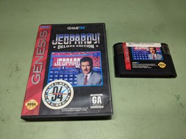 Jeopardy Deluxe Edition Sega Genesis Cartridge and Case - £4.30 GBP