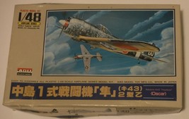 ARII Nakajima Ki43 Hayabusa Oscar Model Kit in original box 1:48 Complete - $18.66