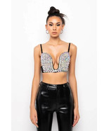 AKIRA EXXXPENSIVE TO BE ME RHINESTONE BUSTIER ASST SIZES 153987 BRAND NEW - $41.13 CAD