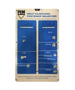 VTG 1968 PEM Self-Clinching Nuts Press-In Sheet Metal Fastener SELECTOR ... - $11.60 CAD