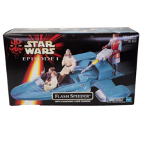 Vintage 1998 Star Wars Episode 1 Flash Speeder W Laser Cannon New In Box - £22.69 GBP