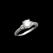 2Ct Simulated &amp; Pear Diamond Ring 14K White Gold Plated Wedding Band - £74.05 GBP