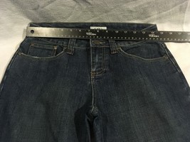 Womens Cato Blue Denim 4 Cotton Denim Straight Leg Low Rise Jeans - $15.42