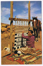 Postcard Navajo Weaver At Work - £3.11 GBP