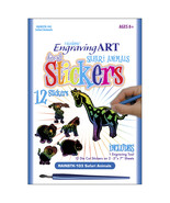Royal And Langnickel Rainbow Foil Engraving Art Stickers-Safari Animals - $194.22 MXN