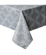 Tektrum 60&quot;X84&quot; Rectangular Moroccan Quatrefoil Tablecloth - Spill Proof... - $430.48 MXN