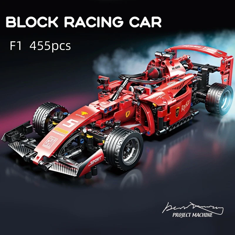 ToylinX F1 RC Race Cars Building Sets MOC Remote Control Car Building Bloc - £10.30 GBP