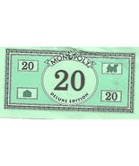 Deluxe Monopoly 20 Dollar Bills - $5.50