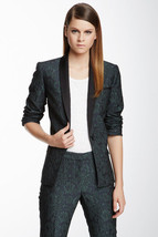 NWT $700 Elizabeth and James Blazer Jacket 8 New Dixie Dark Emerald Gree... - £606.12 GBP