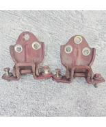 1990-1994 Eclipse Laser Talon 1G DSM Driver LH Door Hinges Red Upper Low... - $57.95 CAD