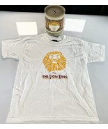 The Lion King Musical T-Shirt In a Drum Tin Bank Youth L 10 / 12 NOS NEW Disney - $49.48