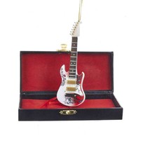 Jimi Hendrix - Red and White Guitar with Black Case Ornament by Kurt Adler Inc. - £31.61 GBP