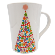 BRIGHT TREE Christmas Coffee Mug Tall Latte Signature Housewares Room Creative - £22.63 GBP