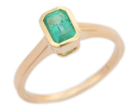14K Gold Emerald Ring - £302.10 GBP+