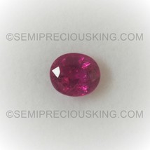 Natural Rubellite Oval Flower Cut 5x6mm Intense Pink Color SI1 Clarity Loose Gem - £94.06 GBP