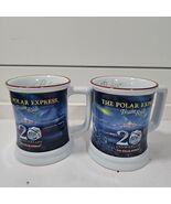The Polar Express Mug Cup Believe 3D Aboard 16 Ounces Christmas Lot Of 2 - $307.64 MXN
