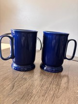 Elite Couture cobalt blue mugs set of 2 - $388.24 MXN