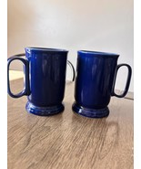 Elite Couture cobalt blue mugs set of 2 - $388.24 MXN