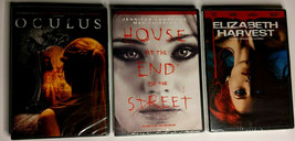 HORROR 3 DVD LOT: OCULUS, ELIZABETH HARVEST, HOUSE AT THE END OF THE STR... - $8.90