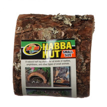 Zoo Med Habba Hut Natural Half Log Shelter for Reptiles, Amphibians, and Small A - £6.21 GBP+