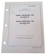 Collins Radio Receiving Set AN/ARN-14/AN/ARN-14C Maintenance Instruction... - $29.65