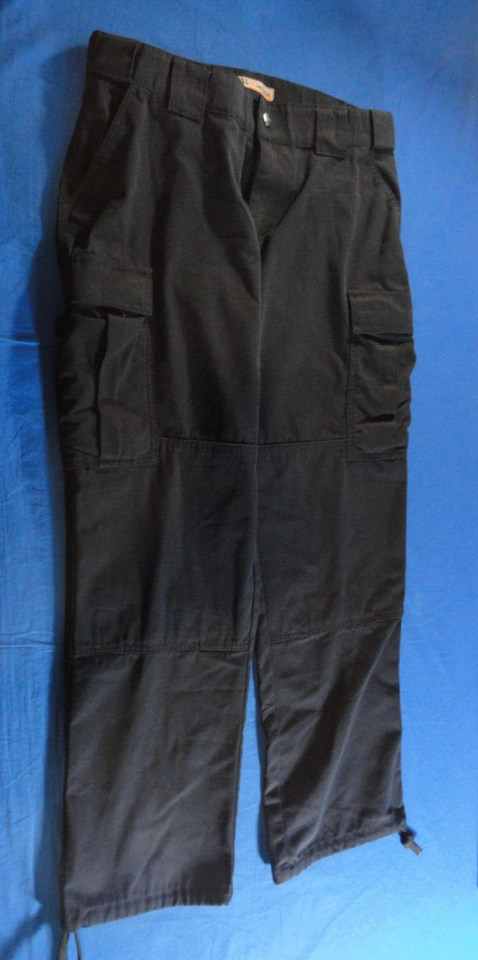 5.11 511 TACTICAL SERIES MILITARY BDU BLACK MULTIPOCKET CARGO PANTS WOME... - $28.30