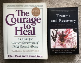 2 Psychology books: Trauma &amp; Recovery + The Courage to Heal: A Guide For Women - £3.35 GBP