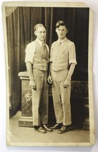 Vintage Photograph of 2 Identified Boys Young Men LN Hammond &amp; Prather - £13.27 GBP