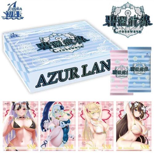 Goddess Azur Lane Crosswave CCG Anime Waifu Booster Box Spicy Factory Sealed TCG