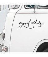 Good Vibes Car Styling Camper Van Caravan Stickers Rv Trailer Positive D... - $50.19