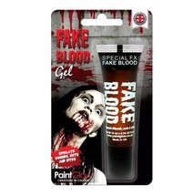 10Ml Fake Blood Gel Special Fx Halloween Make Up Wounds Cuts Bites - £22.02 GBP
