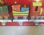Rare Vintage looking Train Stocking Holder 3 pieces - $99.94