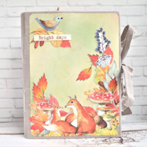 Autumn junk journal handmade Fall forest junk book for sale complete thick - £393.45 GBP