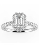 1ct Natural Diamond G-H Color I1 Clarity Perfect Design Emerald Shape Ha... - £1,949.58 GBP
