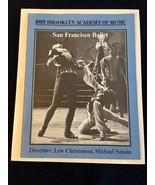 San Francisco Ballet at BAM  NYC Oct-Nov 1978 Romeo and Juliet Program B... - $18.46 CAD