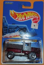 1992 Hot Wheels Collector #201 &quot;Oshkosh Snow Plow&quot; On Sealed Card w/No Plow - £1.96 GBP