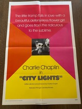 City Lights 1972, Comedy/Romance Original One Sheet Movie Poster  - £39.10 GBP
