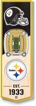 Pittsburgh Steelers 954149 NFL 3D Stadium Banner Wall Art 6 x 19 Heinz Field - $34.60