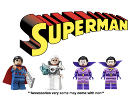 Superman Jor El Twins minifigure building blocks super heroes comic 4pc ... - $24.99