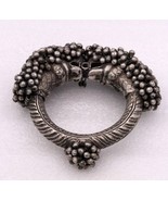 VINTAGE OLD ANTIQUE GENUINE SILVER CUFF BRACELET WOMEN&#39;S TRIBAL JEWELRY ... - $947.80 CAD